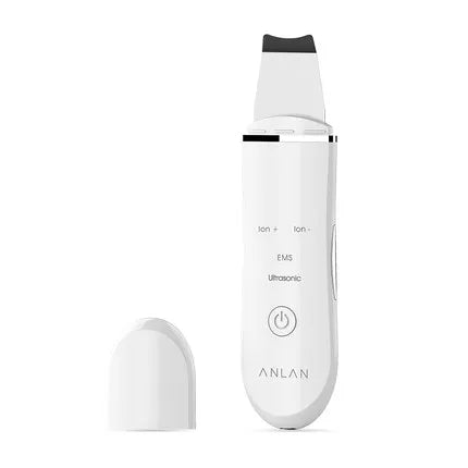 ANLAN Ultrasonic Skin Scrubber Deep Cleaning Peeling Shovel Limpiador Facial Skin Care Face Lifting Machine Ultrasonic Cleaner