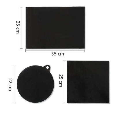 Induction Cooker Pad Reusable Protective Pad High Temperature Anti-Slip Silicone Insulation Pad Kitchen Cooking Supplies