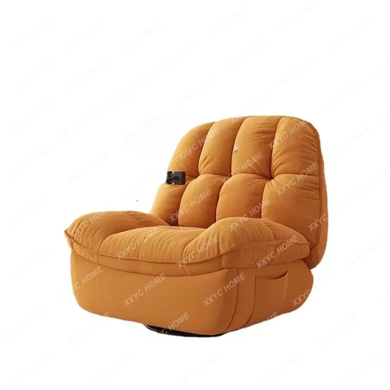 ZC First-Class Space Massage Armchair Living Room Balcony Multi-Function Electric Reclining Rotating Leisure Sofa Rocking Chair