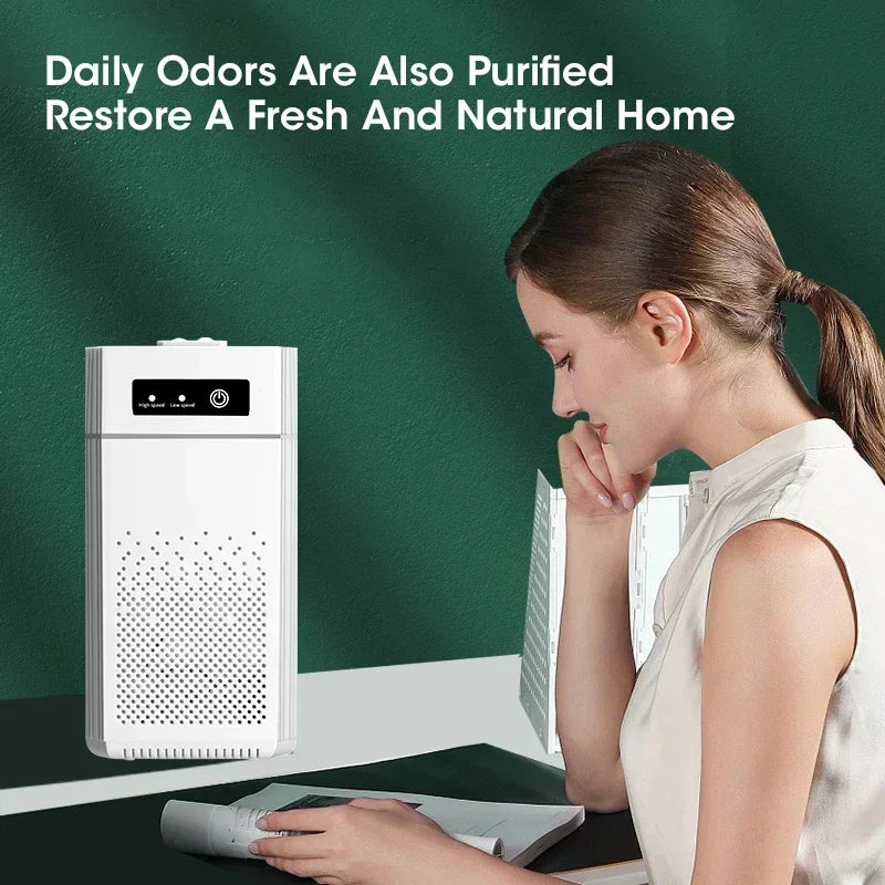 Smart Air Purifier Negative Ions Generator H12 HEPA Filter Purification Intelligent Desktop Air Purifier