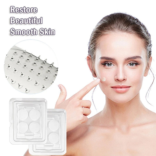 4 Stickers Tiny needles Anti Acne Pimple Removal Soothing Skin Face Patches Master Healing Blemish Treatment Sticker Zits