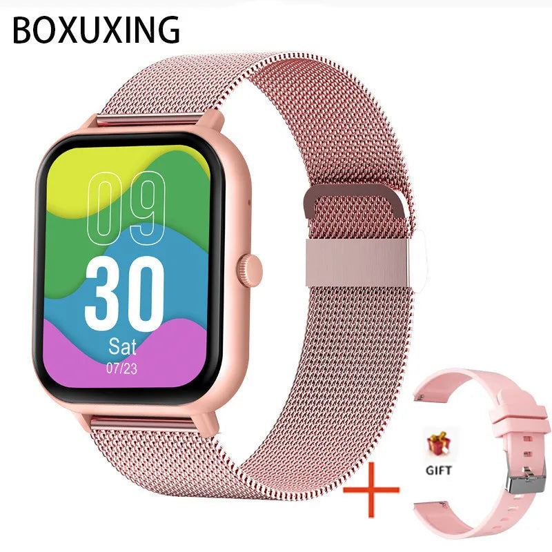 2024 New For Xiaomi Smart Watch Women Bluetooth Call Sport Fitness Tracker Watch Health Monitor Fashion Ladies Men Smartwatch