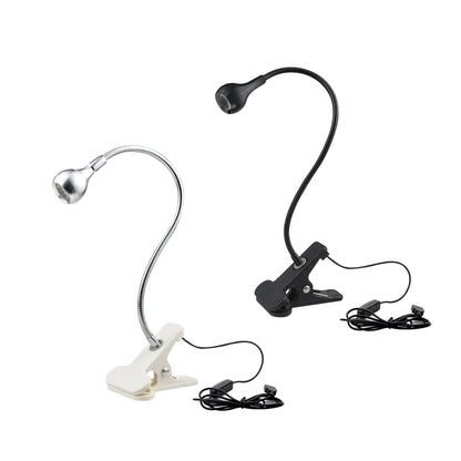 USB LED Reading Book Light Table Lamp Flexible Night Lights For Bedroom Bedside LED Desk Lamp With Clip Holder Luminaria