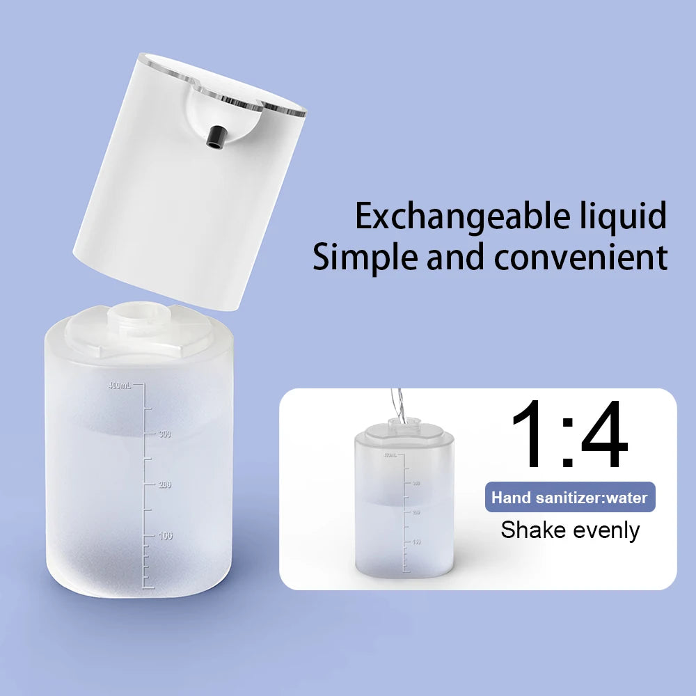 Automatic Soap Dispenser Touchless Sensor Foam Type-C Charging High Capacity Smart Liquid Soap Dispenser with Adjustable Switch