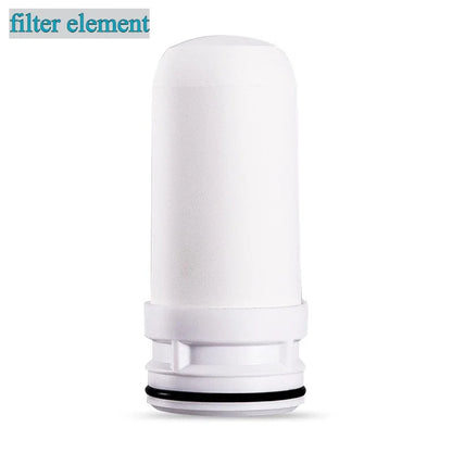 Faucet Mount Water Filter, Kitchen Activated Carbon Water Faucet Filter Reduces 98% Chlorine, Limescale, Heavy Metals & Bad