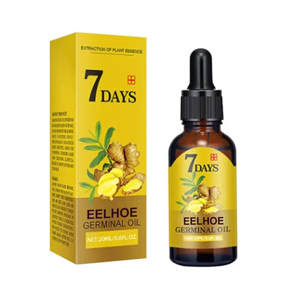 7 Days Fast Ginger Hair Growth Serum Anti-loss Hair Regrowth Products Repair Nourish Damaged Hairs Scalp Care Oil For Women Men