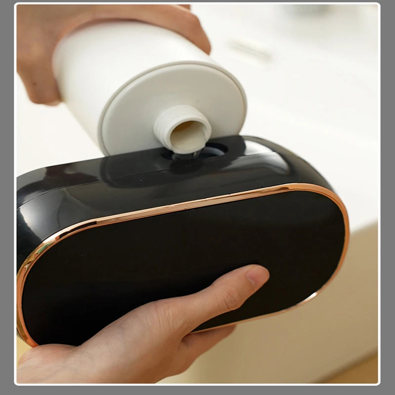 New Automatic Foam Soap Dispensers For Bathroom Smart Washing Hand Machine With USB Charging Two Colors with ABS Material